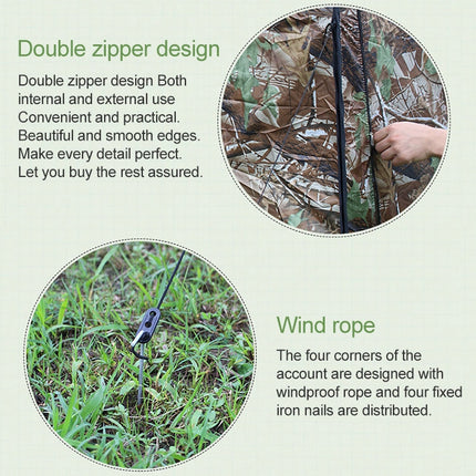 Aotu AT6505 Clothes Changing Bathing Tent with Window, Size: 195x120x120cm