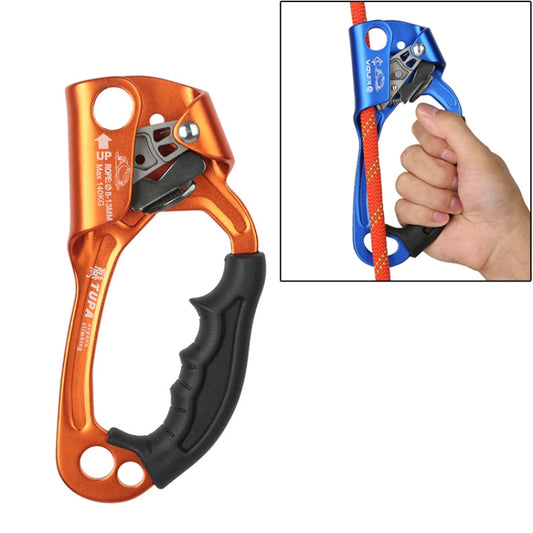 XINDA TP-8606 Outdoor Rock Climbing Aerial Work Anti-fall Handheld Rope Gripper for 8-12mm Diameter Rope Right, Right