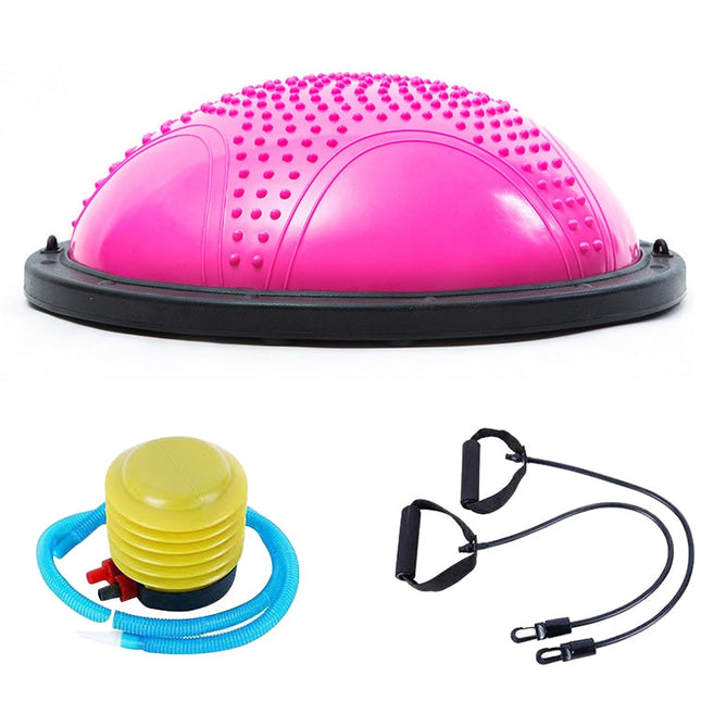 Explosion-proof Yoga Ball Sport Fitness Ball Balance Ball with Massage Point, Diameter: 60cm
