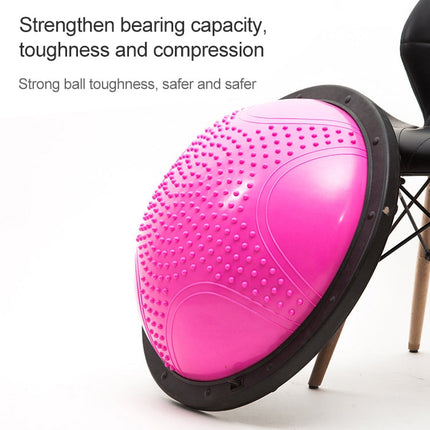 Explosion-proof Yoga Ball Sport Fitness Ball Balance Ball with Massage Point, Diameter: 60cm