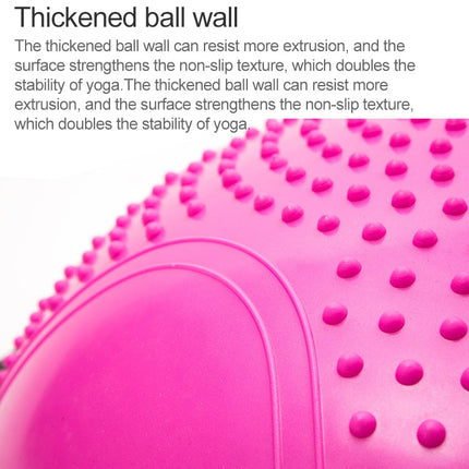 Explosion-proof Yoga Ball Sport Fitness Ball Balance Ball with Massage Point, Diameter: 60cm