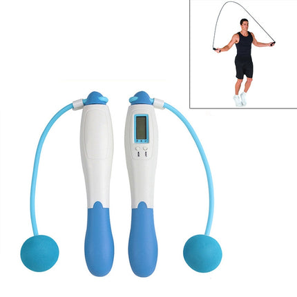 Digital Professional Counting Jump Rope Sports Ball Counter Skipping Rope, Jump Rope with Ball (Yellow), Jump Rope with Ball (Magenta), Jump Rope with Ball (Pink), Jump Rope with Ball (Blue), Jump Rope with Ball (Green)