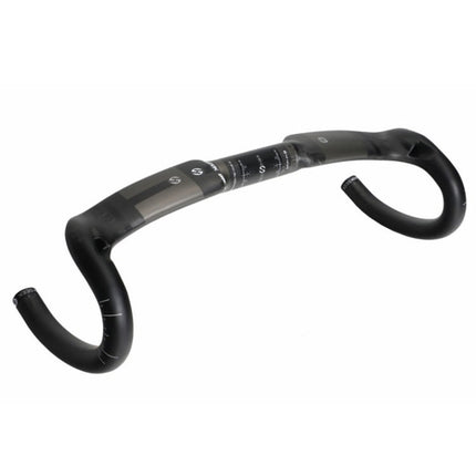 TOSEEK UD Carbon Fiber Texture Road Bike Handlebar, Size: 440mm (UD Matte), 440mm