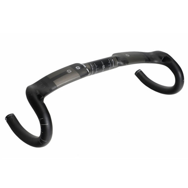 TOSEEK UD Carbon Fiber Texture Road Bike Handlebar, Size: 440mm (UD Matte), 440mm