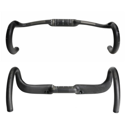 TOSEEK UD Carbon Fiber Texture Road Bike Handlebar, Size: 440mm (UD Matte), 440mm