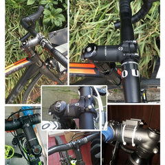 TOSEEK All Carbon Fiber 3KUD Texture Road Mountain Bike Ultra-light Handlebar Stem Riser Faucet, Size: 17 Degree, 130mm (Matte), 17 Degree, 130mm