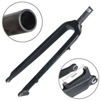 TOSEEK Ultra Light 27.5 Inch 405mm Mountain Bike Full Carbon Front Fork Straight Head Tube Disc Brake, 27.5 Inch 405mm