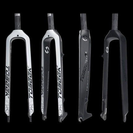 TOSEEK Ultra Light 29 Inch 435mm Mountain Bike Full Carbon Front Fork Straight Head Tube Disc Brake, 29 Inch 435mm