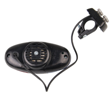 Bicycle 4 Tone Electronic Horn Mountain Bike LED Tail Light Bicycle Multifunction Horn, 4 Tone Horn LED Tail Light