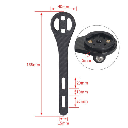 Full Carbon Fiber Road Bicycle Code Table Holder For Garmin Series(Matte), For Bryton Series(Matte), For CATEYE Series(Matte), For Garmin Series(Matte)