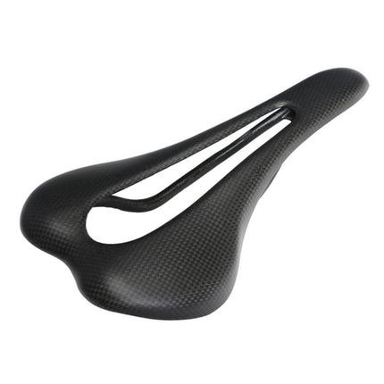 TOSEEK Road Bike Carbon Fiber Seat Bicycle Hollow Seat Saddle, 3K Texture + Extinction