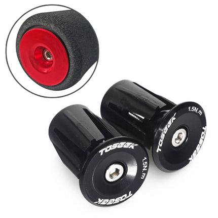 TOSEEK 1 Pair Mountain Bike Handlebar Grips Caps End Plug Aluminum Alloy Bicycle  Bar Ends Plug, 17.6-21.8mm Purple, 17.6-21.8mm Red, 17.6-21.8mm Black, 17.6-21.8mm Green, 17.6-21.8mm Grey, 17.6-21.8mm Gold, 17.6-21.8mm Blue