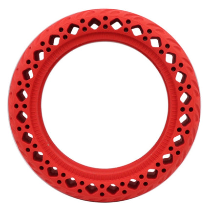 8.5 inch Electric Scooter Wear-resistant Shock-absorbing Decorative Pattern Tire Honeycomb Solid Tire, Suitable for Xiaomi Mijia M365