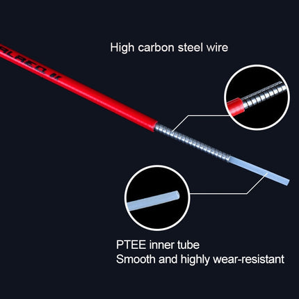 7 in 1 Universal PVC Bicycle Variable Speed Cable Tube Set
