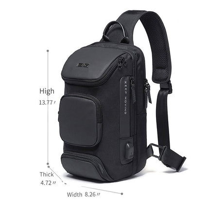 BANGE Fashion Travel Chest Bag Business Backpack Single Shoulder Bag