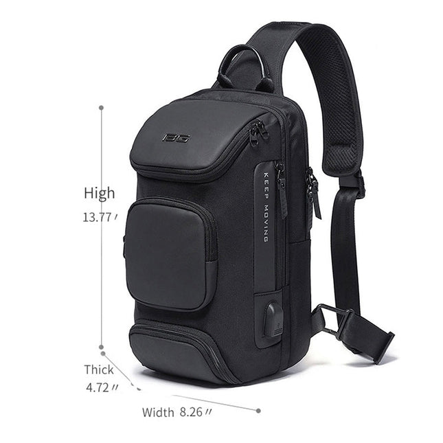 BANGE Fashion Travel Chest Bag Business Backpack Single Shoulder Bag