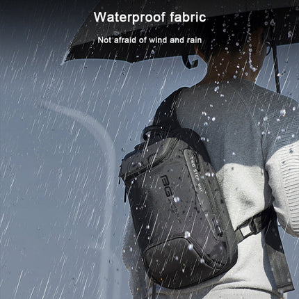 BANGE Men Security USB Chest Bag Portable Outdoor Shoulder Bag