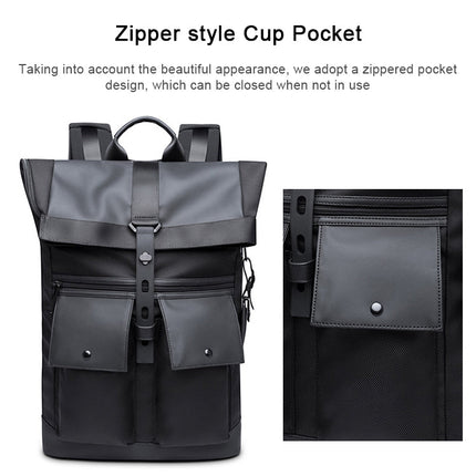 BANGE Men Leisure Business Backpack Travel Large Capacity Student Shoulders Bag