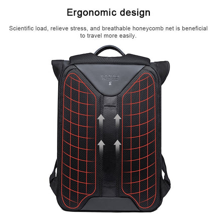 BANGE Men Leisure Business Backpack Travel Large Capacity Student Shoulders Bag