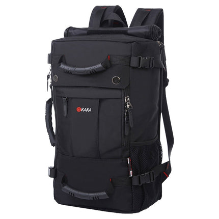 KAKA Large Capacity Backpack Men Travel Bag Leisure Student Waterproof Shoulders Bag with Lock, KAKA Shoulders Bag
