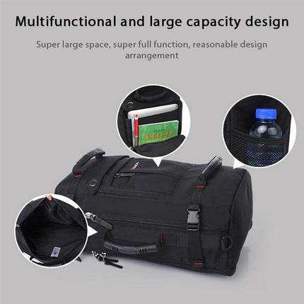 KAKA Large Capacity Backpack Men Travel Bag Leisure Student Waterproof Shoulders Bag with Lock, KAKA Shoulders Bag