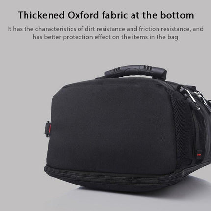 KAKA Large Capacity Backpack Men Travel Bag Leisure Student Waterproof Shoulders Bag with Lock, KAKA Shoulders Bag