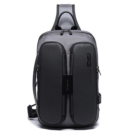 BANGE Fashion Casual Shoulder Bag Outdoor USB Chest Bag