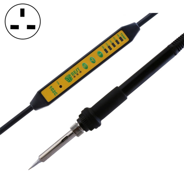 BEST Adjustable Temperature Electric Soldering Iron Welding Solder Station Heat Pencil, UK Plug, UK Plug