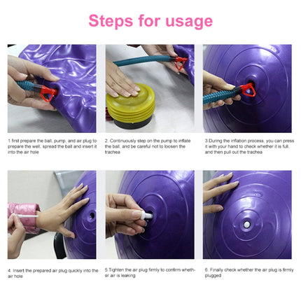 Thickening Explosion-proof Big Yoga Ball Sport Fitness Ball Environmental Pregnant Yoga Ball, Diameter: 65cm, 65cm(Pink), 65cm(Blue), 65cm(Purple)