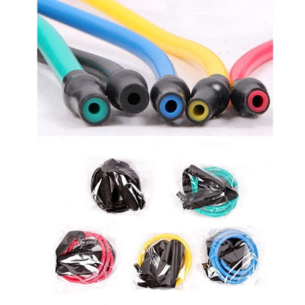 Fitness Exercise Resistance Bands Stretch Elastic Rope Workout Yoga Rally Muscle Training Exercise Rope, Size:6*9*1200mm, Random Color Delivery