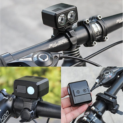 Y15 2 x CREE XPG2 500LM USB Charging LED Bike Headlight Front Lamp with 5 Modes, Y15