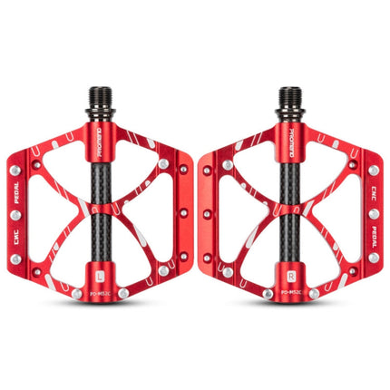 PROMEND PD-M52C 1 Pair Bicycle Aluminum Alloy + Carbon Fiber Tube Bearing Pedals