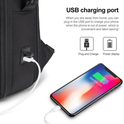 Bange BG-S51 Men Waterproof Large Capacity Backpack with USB Port, Size: 43 x 31 x 16cm