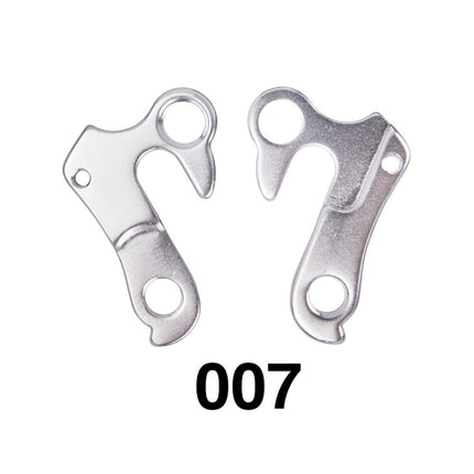 2 PCS ZTTO 007 MTB Road Bicycle Bike Alloy Rear Derailleur Tail Hook Parts, 007