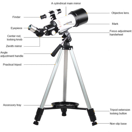 Maifeng40070 233x70 High Definition High Times Astronomical Telescope with Tripod, 233 x 70