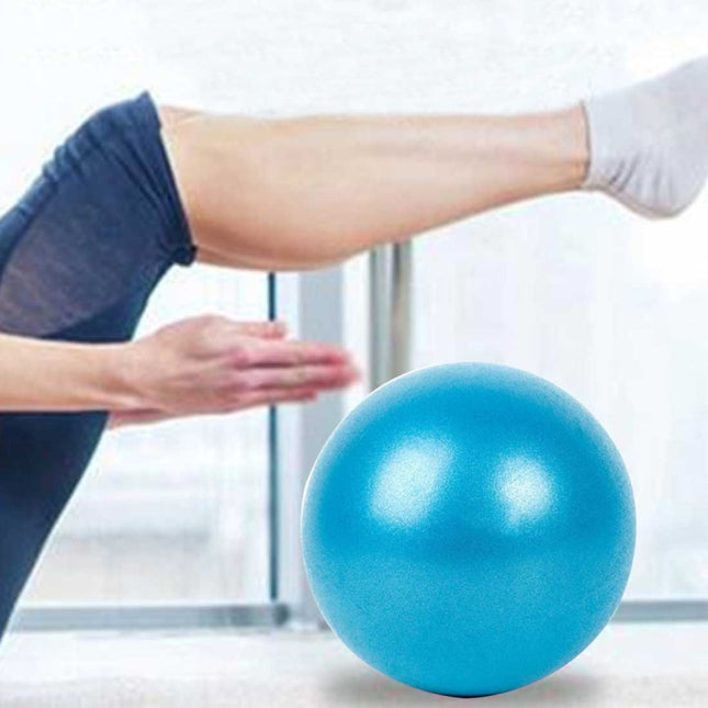 Mini Yoga Pilates Ball Explosion-proof PVC Ball Balanced Fitness Gymnastic Exercise Training with Straw, Diameter: 25cm, 25cm(Pink), 25cm(Blue), 25cm(Purple)