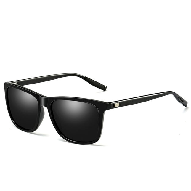 Men Retro Fashion Aluminum Magnesium Frame UV400 Polarized Sunglasses, Grey+ Silver, Demi Brown + Brown, Black Tarnish+ G15 Green, Black Tarnish+ Blue, Black Tarnish+ Grey, Black Tarnish+ Pink, Black Silver+ Grey
