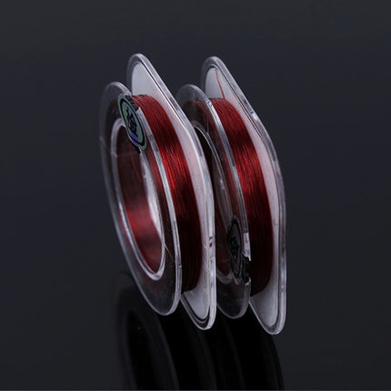 1.5C 0.203mm 2.46kg Nodules Tension 2.99kg Straight Line Tension 50m Strong Imported Raw Silk Nylon Fishing Line, 1.5C/0.203mm