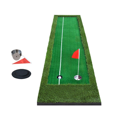 PGM Golf Double Colors Putting Mat Push Rod Trainer, Size: 75x300cm