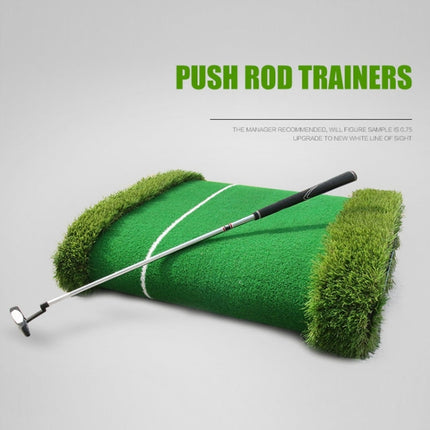 PGM Golf Double Colors Putting Mat Push Rod Trainer, Size: 75x300cm