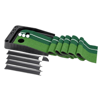 PGM Golf Mini Putting Mat Push Rod Trainer 3m, without Auto Ball Return Fairway