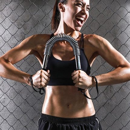 60kg Spring Hand Grips Arm Strength Brawn Training Device + Hand Guard Set, 60kg