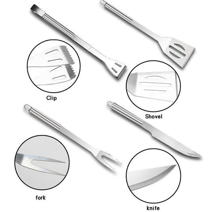 20 in 1 Outdoor Tableware Set Camping Barbecue Tableware Picnic Tool Set, 20 in 1