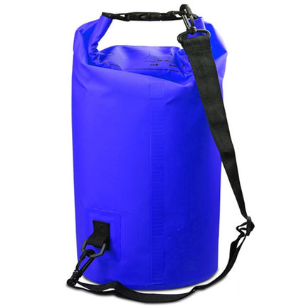 Outdoor Waterproof Double Shoulder Bag Dry Sack PVC Barrel Bag, Capacity: 20L, Capacity: 20L (Black), Capacity: 20L (Dark Blue), Capacity: 20L (Orange), Capacity: 20L (Pink), Capacity: 20L (Green), Capacity: 20L (Sky Blue), Capacity: 20L (Yellow)