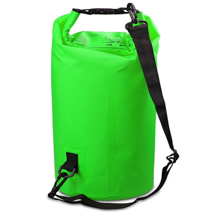 Outdoor Waterproof Double Shoulder Bag Dry Sack PVC Barrel Bag, Capacity: 20L, Capacity: 20L (Black), Capacity: 20L (Dark Blue), Capacity: 20L (Orange), Capacity: 20L (Pink), Capacity: 20L (Green), Capacity: 20L (Sky Blue), Capacity: 20L (Yellow)