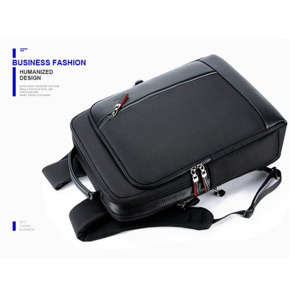 Bopai 751-006641 Large Capacity Business Fashion Breathable Laptop Backpack with External USB Interface, Size: 30 x 15 x 44cm, 751-006641