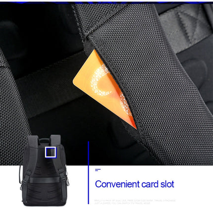 Bopai 751-006641 Large Capacity Business Fashion Breathable Laptop Backpack with External USB Interface, Size: 30 x 15 x 44cm, 751-006641
