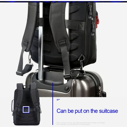 Bopai 751-006641 Large Capacity Business Fashion Breathable Laptop Backpack with External USB Interface, Size: 30 x 15 x 44cm, 751-006641