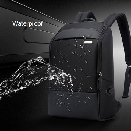 Bopai 751-006881 Business Anti-theft Waterproof Large Capacity Double Shoulder Bag,with USB Charging Port, Size: 30x14x44cm