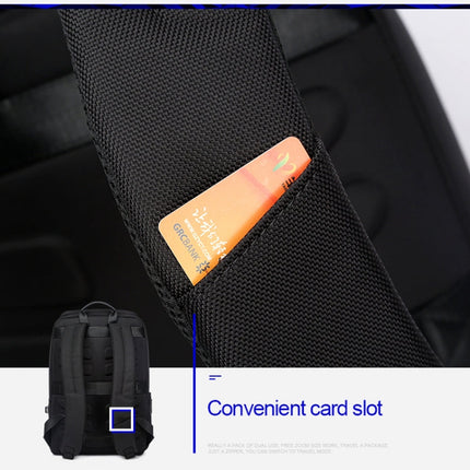 Bopai 751-006881 Business Anti-theft Waterproof Large Capacity Double Shoulder Bag,with USB Charging Port, Size: 30x14x44cm